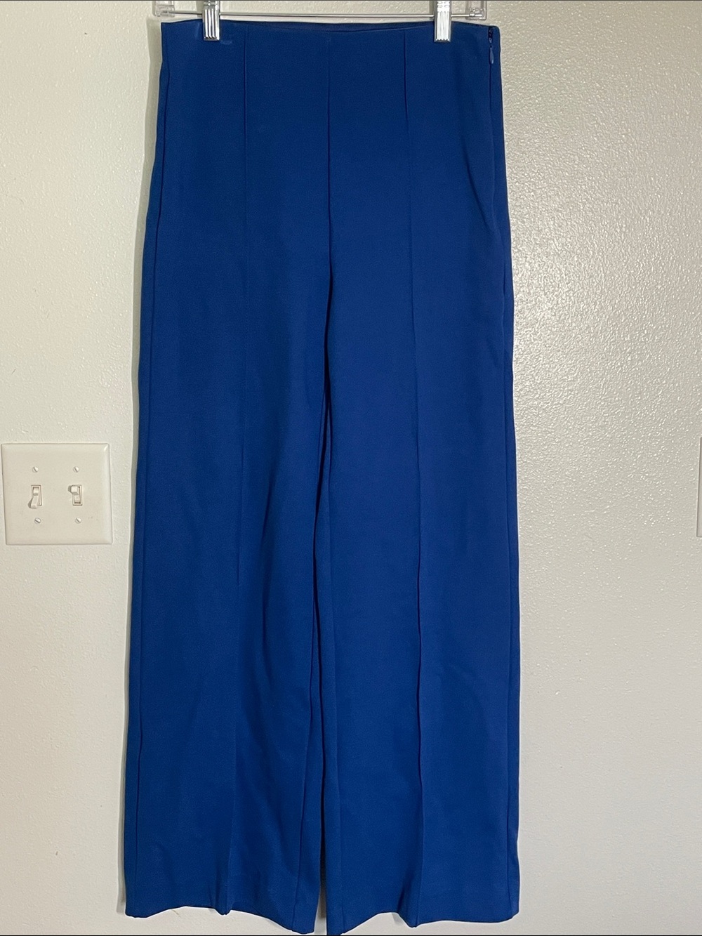 Ann Taylor Wide-Leg Trousers in Royal Blue